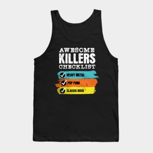 Awesome killers checklist Tank Top